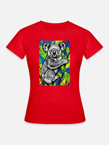 Koala - Frauen T-Shirt - Rot