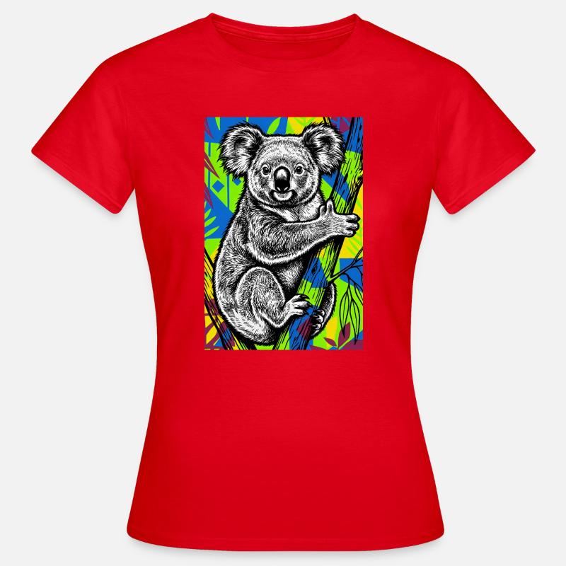 Koala - Women's T-Shirt - red