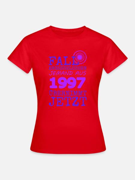Fall 1997 - Frauen T-Shirt - Rot