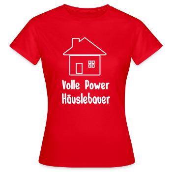 constructeur de maison - T-shirt Femme - rouge - Devant - AI Model Female 172 dark (172cm)