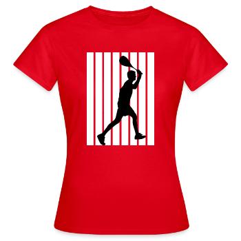 Squash - Frauen T-Shirt - Rot - Vorne - AI Model Female 172 dark (172cm)