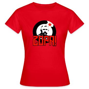 Zopa! - Women's T-Shirt - red - Front - AI Model Female 172 dark (172cm)