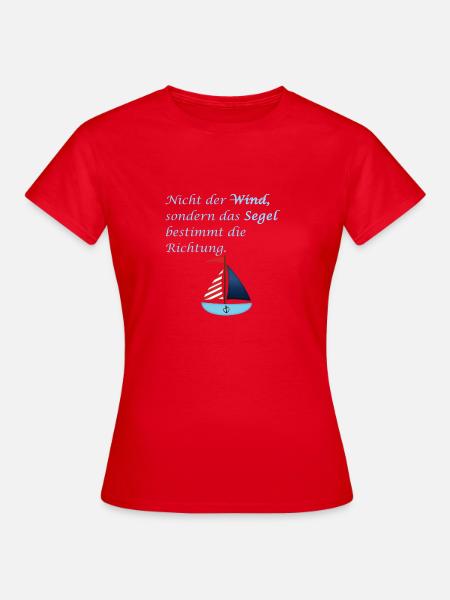 wind - Frauen T-Shirt - Rot