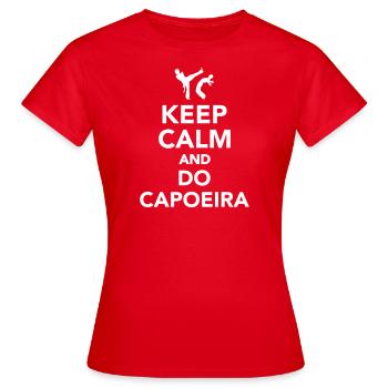 Capoeira - Frauen T-Shirt - Rot - Vorne - AI Model Female 172 dark (172cm)