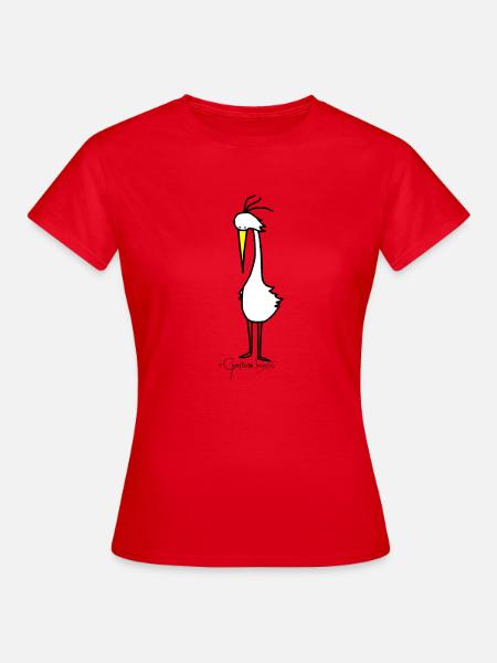 Dachvogel © Chyropterum Innoxius - Frauen T-Shirt - Rot