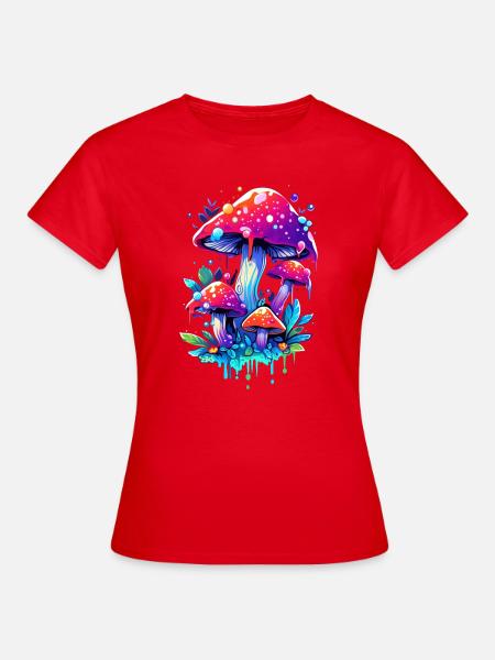 Pilz - Frauen T-Shirt - Rot
