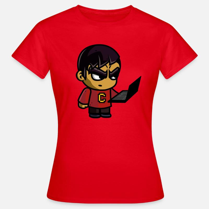 Cody l’encodeur - T-shirt Femme - rouge