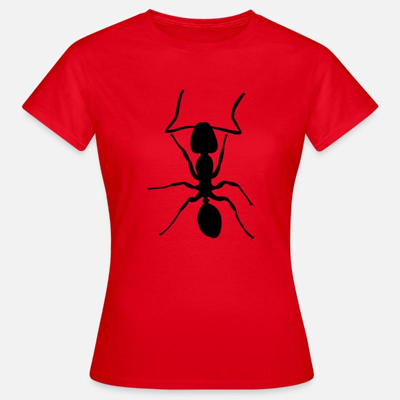ant crawling - Women's T-Shirt - red
