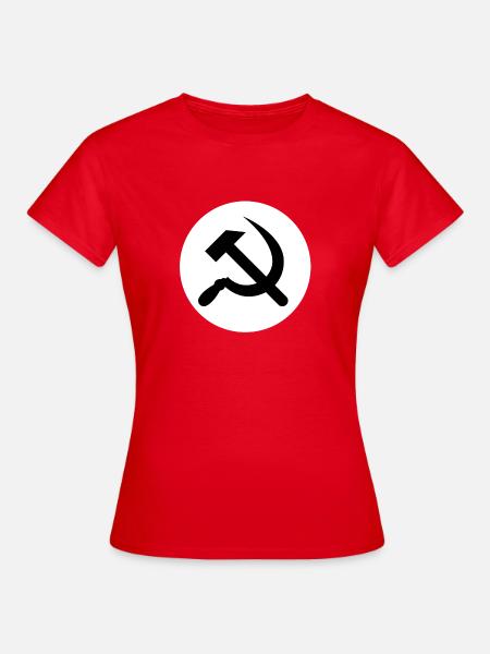 Hammer & Sichel - Frauen T-Shirt - Rot