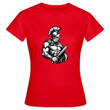 Soldat romain - T-shirt Femme - rouge - Devant - AI Model Female 172 dark (172cm)