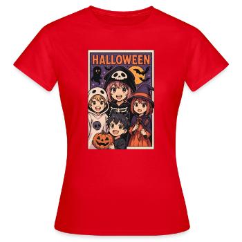 Halloween - Trick or Treat Kids - T-shirt Femme - rouge - Devant - AI Model Female 172 dark (172cm)