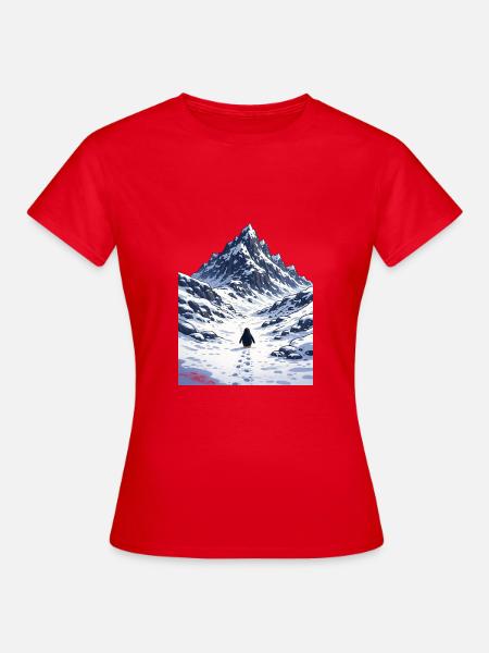 But why Penguin - Frauen T-Shirt - Rot