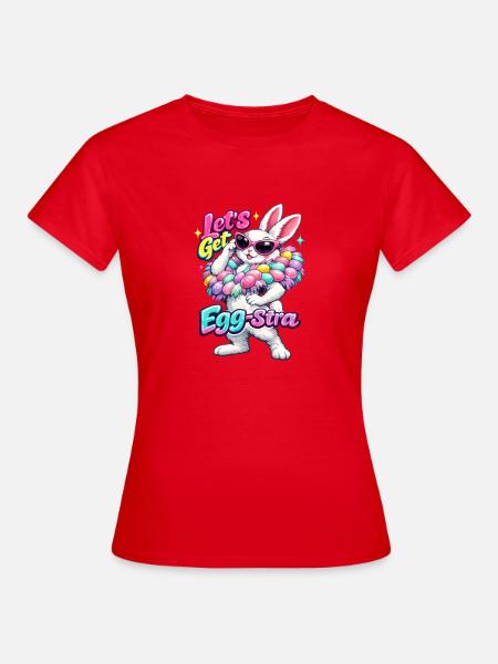 Egg-stra Spezial Ostereier - Frauen T-Shirt - Rot