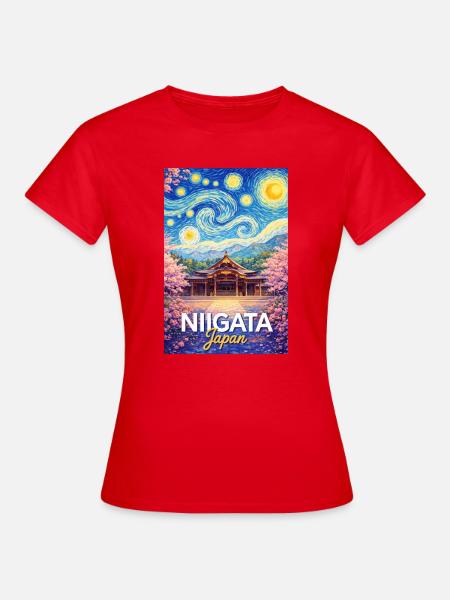 Niigata Japan - Frauen T-Shirt - Rot
