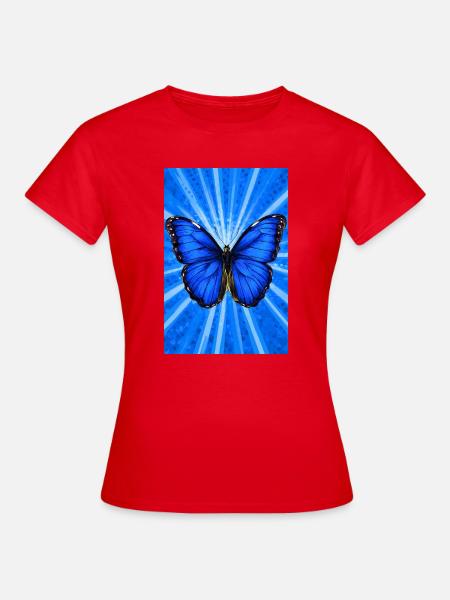 Schmetterling - Frauen T-Shirt - Rot