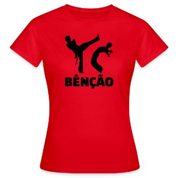 Capoeira - T-shirt Femme - rouge - Devant - AI Model Female 172 dark (172cm)