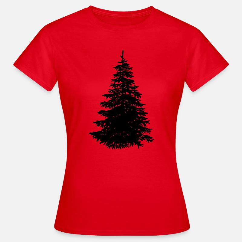 Christmas tree - Women's T-Shirt - red