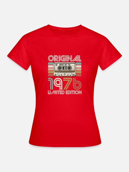 Originale limitierte Ausgabe von 1976 - Frauen T-Shirt - Rot