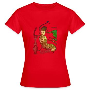 Shisha - T-shirt Femme - rouge - Devant - AI Model Female 172 dark (172cm)