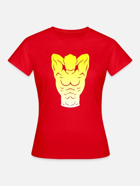 Bodybuilding - Frauen T-Shirt - Rot