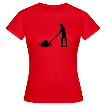 Tondeuse - T-shirt Femme - rouge - Devant - AI Model Female 172 dark (172cm)