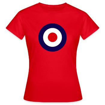 Mod - Frauen T-Shirt - Rot - Vorne - AI Model Female 172 dark (172cm)