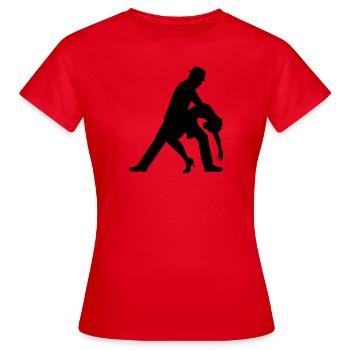 Salsa - T-shirt Femme - rouge - Devant - AI Model Female 172 dark (172cm)