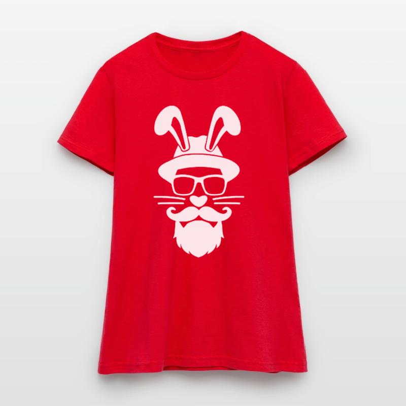 Hipster Easter Happy Easter Rabbit Rabbit Women's T-Shirt