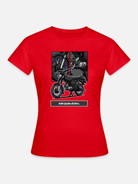 S51 (blau) // Illustration - Frauen T-Shirt - Rot