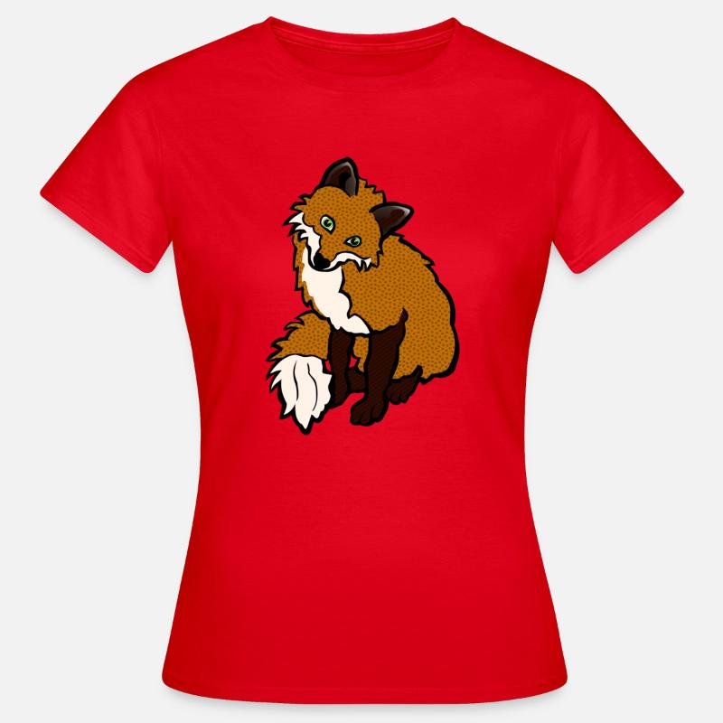 Fuchs - Frauen T-Shirt - Rot