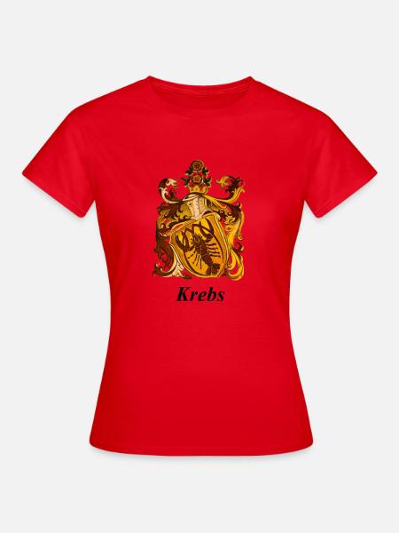 Sternzeichen Krebs - Frauen T-Shirt - Rot