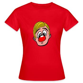 nez rouge - T-shirt Femme - rouge - Devant - AI Model Female 172 dark (172cm)