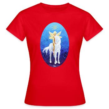 La vie est magique! - Sonja Ariel von Staden - T-shirt Femme - rouge - Devant - AI Model Female 172 dark (172cm)