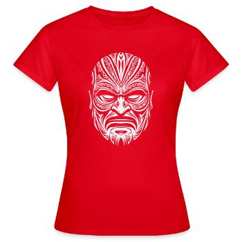 Maori - Women's T-Shirt - red - Front - AI Model Female 172 dark (172cm)