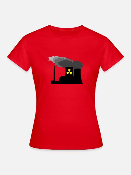 Nuclear Power - Frauen T-Shirt - Rot