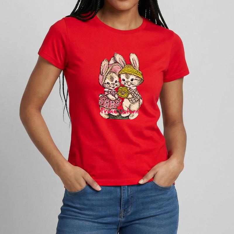 Easter, happy easter, easter bunny, happy easter, easter egg, Women's T-Shirt