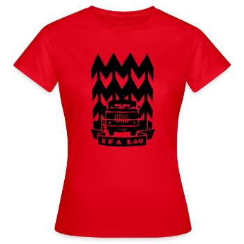 IFA L60 - T-shirt Femme - rouge - Devant - AI Model Female 172 dark (172cm)