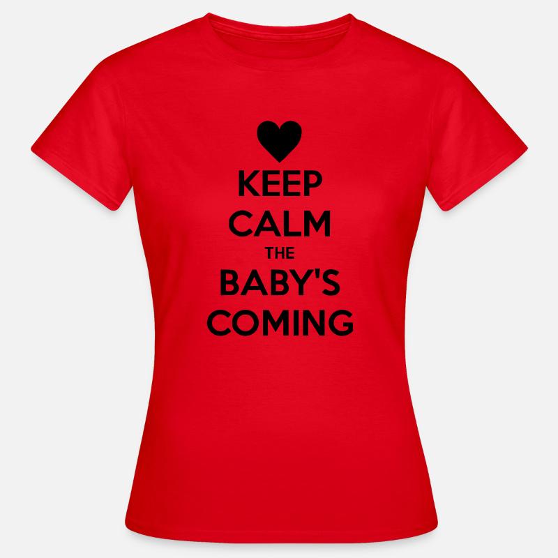 keep calm baby - Women's T-Shirt - red