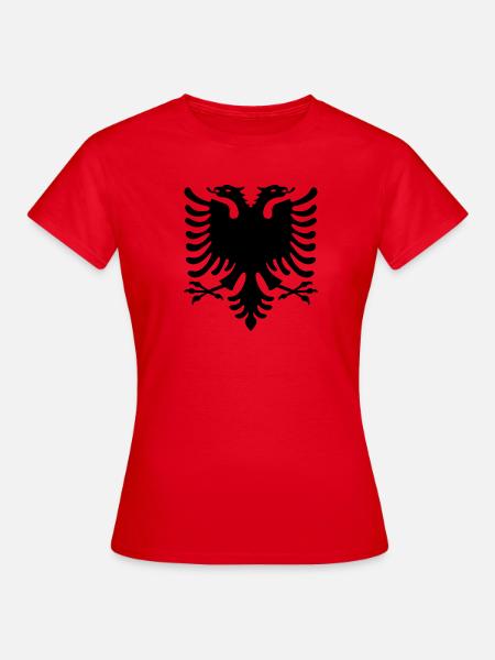 Albania Albanien - Frauen T-Shirt - Rot