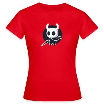 Hohler Ritter - Frauen T-Shirt - Rot - Vorne - AI Model Female 172 dark (172cm)