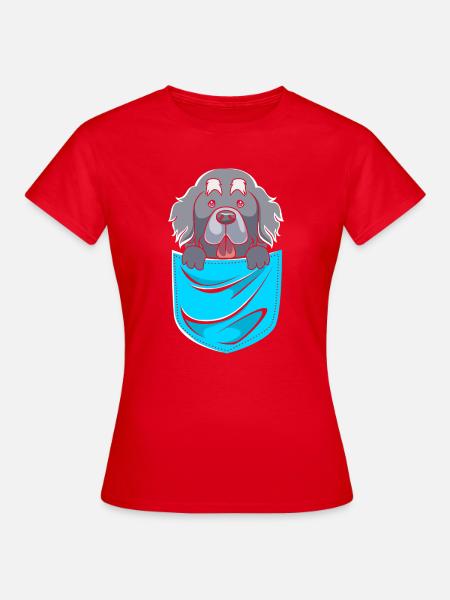 Neufundländer - Frauen T-Shirt - Rot