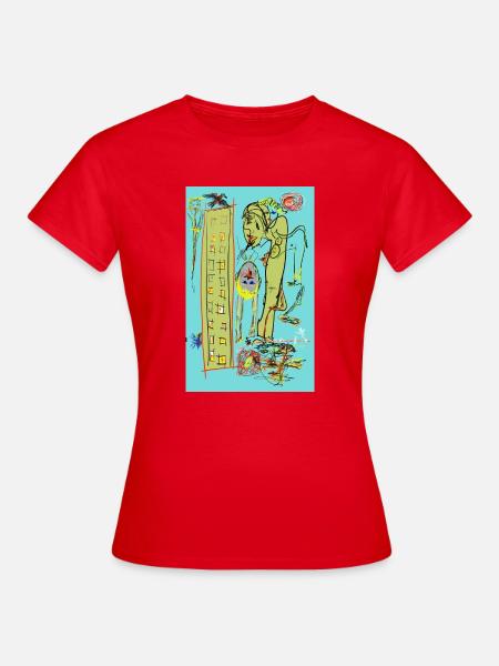 Secret whore Echoes - Frauen T-Shirt - Rot