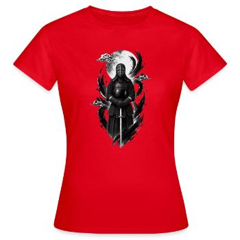 SPORTS-KENDO Karaté Judo Akido Arts Martiaux Kendo - T-shirt Femme - rouge - Devant - AI Model Female 172 dark (172cm)