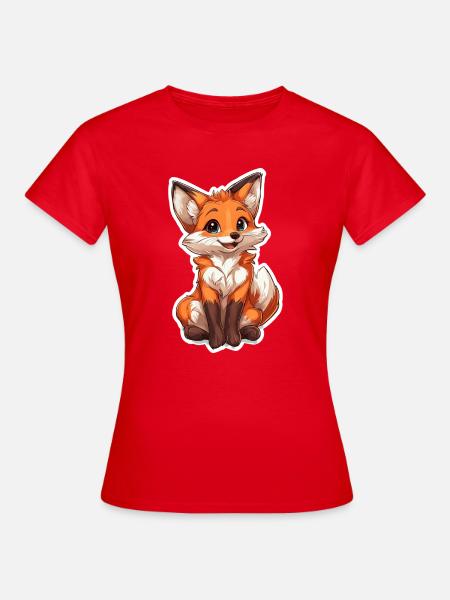 Fuchs - Frauen T-Shirt - Rot