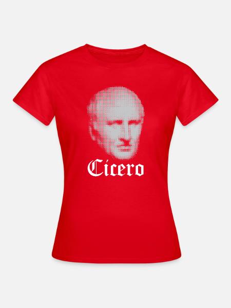 Cicero-Kopf - Frauen T-Shirt - Rot