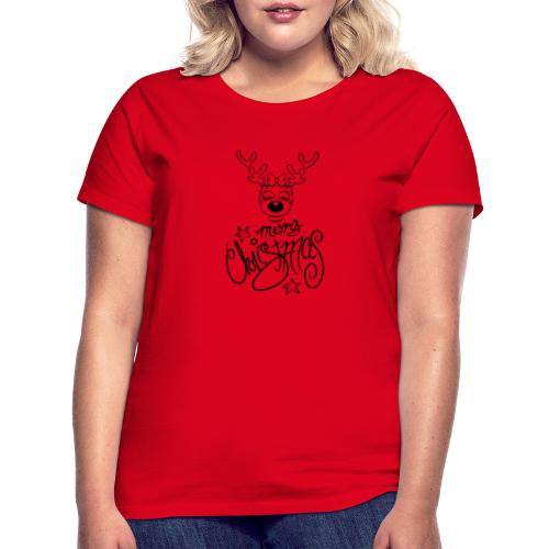 Merry Christmas. without Ears - Frauen T-Shirt