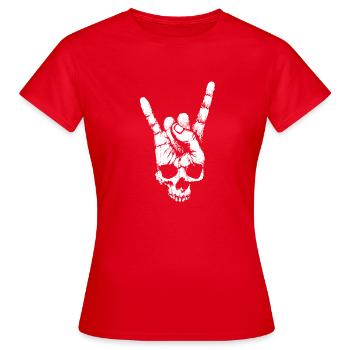 Rock'N'Roll - Women's T-Shirt - red - Front - AI Model Female 172 dark (172cm)