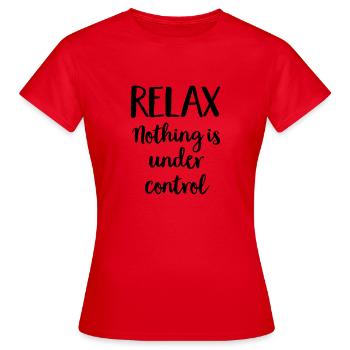 se détendre - T-shirt Femme - rouge - Devant - AI Model Female 172 dark (172cm)