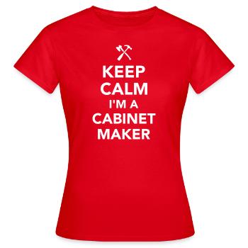 Schreiner - Frauen T-Shirt - Rot - Vorne - AI Model Female 172 dark (172cm)