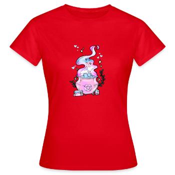 Intersexuell Kessel - Frauen T-Shirt - Rot - Vorne - AI Model Female 172 dark (172cm)